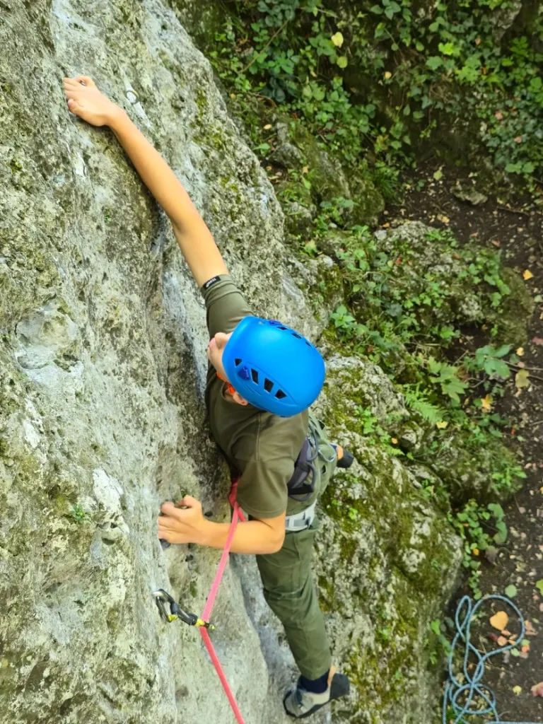 Zapoznanie ze skałą dla dzieci